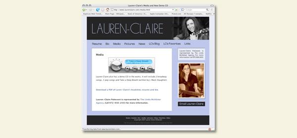 visit lauren-claire online