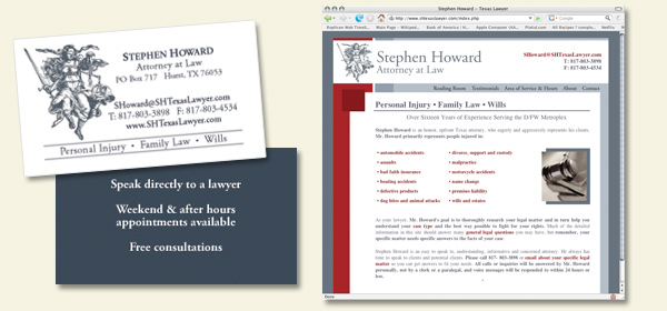 legal services website design