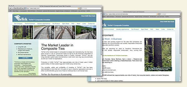 tietek website design